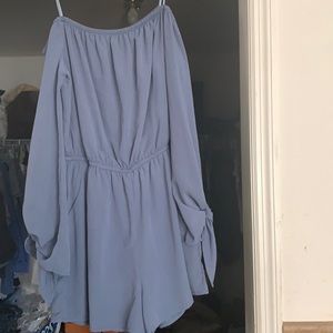 blue romper